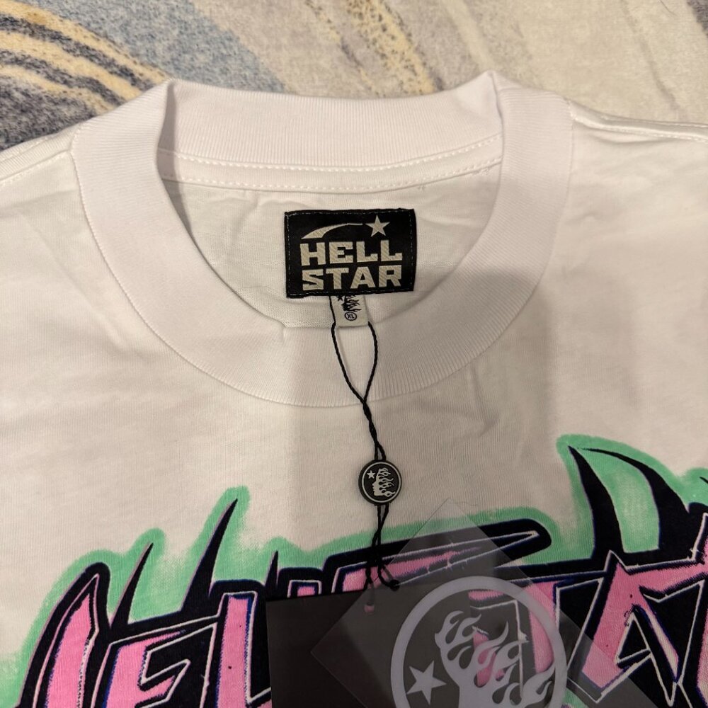 Hellstar Is Your Progress Saved? White T-Shirt Me… - image 3